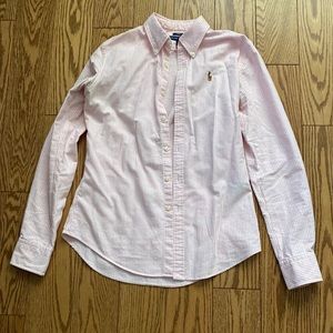 Women’s Ralph Lauren Button Down size 4 slim fit